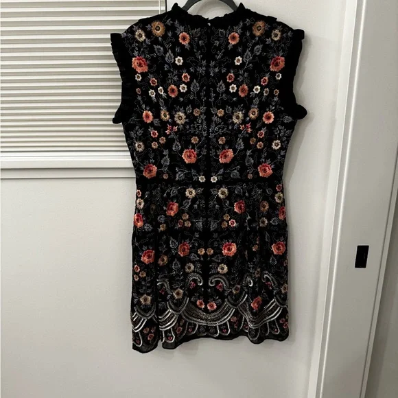 Needle & Thread Beaded Floral Embroidery Mini Dress - Picture 7 of 8